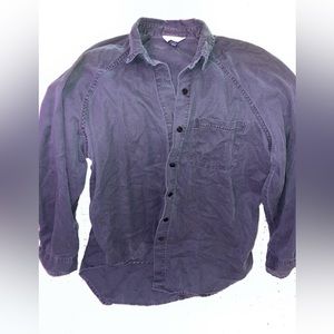 Long sleeve oversized button up